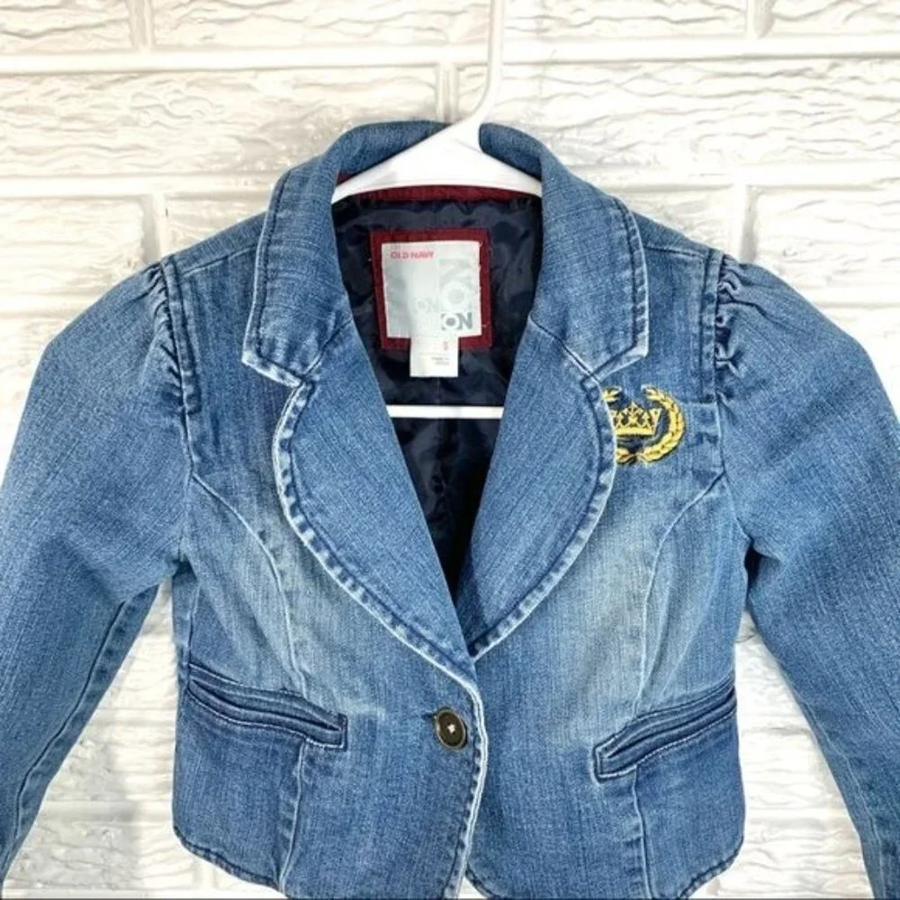 5/$25 Old Navy Girls Blue Jean Jacket